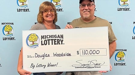 Man wins $110,000 lottery prize while away on vacation