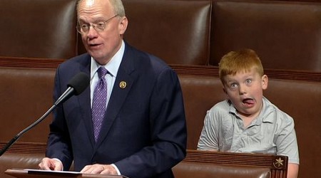 Congressman’s 6-year-old son steals the spotlight during dad’s speech