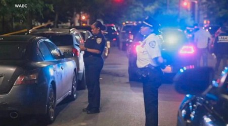 2 girls, ages 9 and 11, shot on a New York City playground