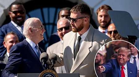 Travis Kelce would visit White House 'no matter who's up there'