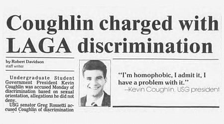 GOP House candidate declared himself a 'homophobe' as college student body president