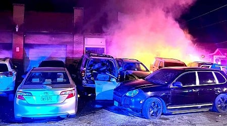 Kansas City auto shop fire damages multiple cars: KCFD