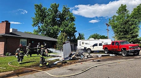 4 injured in small plane crash in Denver suburb