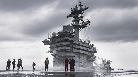 See aboard USS George Washington, an aircraft carrier with a checkered recent history