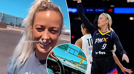 Sophie Cunningham forced to go to 'bumf--k nowhere' after car gets towed