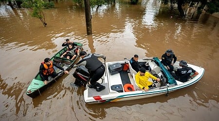 Floods in Brazil spark conspiracy theories over the cause, including toxic jet vapor trails and antennas in Alaska