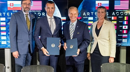 NASA Welcomes Slovakia as New Artemis Accords Signatory
