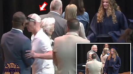 Dad stopping superintendent from shaking daughter's hand at graduation sparks cries of racism