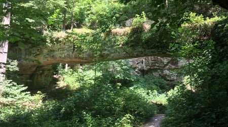 Pomona Natural Bridge in Pomona, Illinois