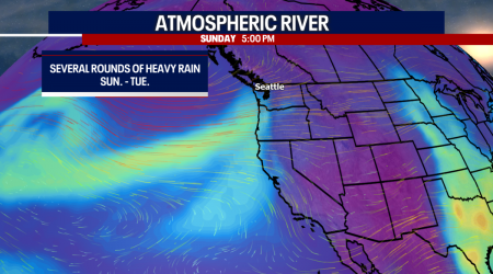 Significant late-season atmospheric river to drench Western Washington