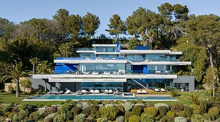 Inside The Outrageous Skyblade Villa With Underground Funicular In Cannes, France
