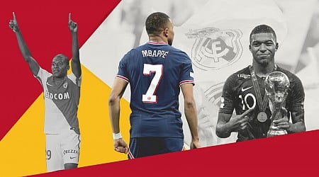 La carrera de Kylian Mbappé: equipos, títulos ganados, récords y cifras