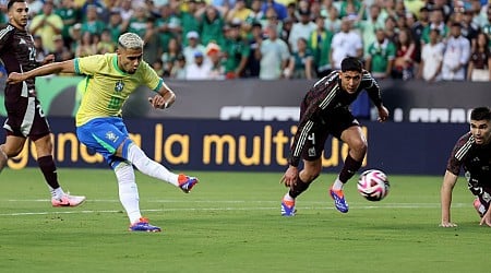Brasil gana a México con gol de último minuto en partido de preparación para Copa América