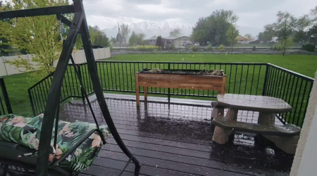 'Pounding' Hail Falls in Northern Utah