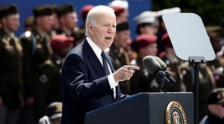 Biden to offer forceful defense of democracy in Normandy speech commemorating D-Day