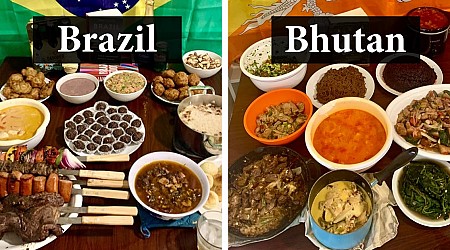 Man “Travels” the World by Cooking Traditional Dishes From Each Country