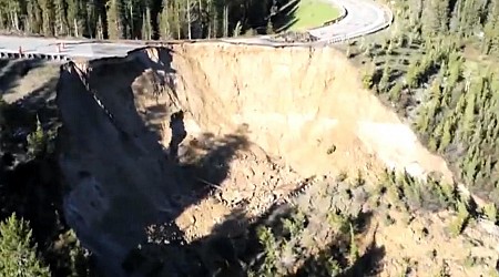 Part of Wyoming road collapses, causing major impact on local tourism