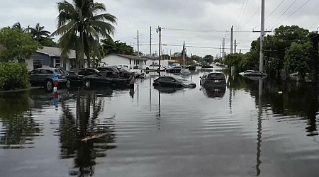 Maps and photos show massive rainfall in Florida as flooded communities face ongoing downpours