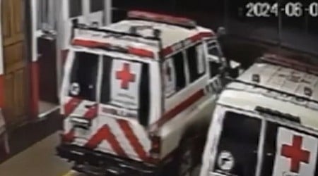 'Ghost' allegedly sets off ambulance siren in viral footage