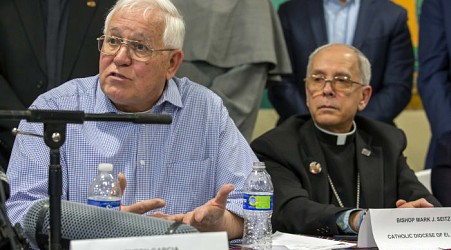 Top US bishop worries Catholic border services for migrants might be imperiled by government action
