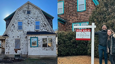 A millennial couple bought an abandoned cottage for half the price of nearby houses. It's a major fixer-upper, but it's worth it.