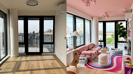 A New Yorker turned her one-bedroom apartment into a colorful dream space with 'dopamine decor'