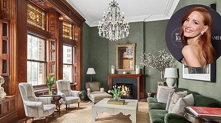 Jessica Chastain is selling her historic 4-bedroom apartment in New York City for $7.45 million. Take a look inside.