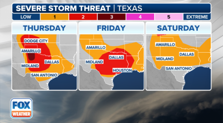Relentless severe weather, flash flooding target Texas through at least Saturday