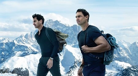 Federer, Nadal top summit of Italy's Dolomite mountain range in Louis Vuitton campaign