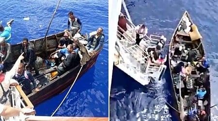 Carnival Cruise ship plucks 27 Cuban migrants from rickety wooden boat off US waters