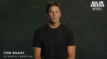 Tom Brady delivers championship message to Celtics