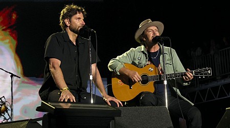 See Bradley Cooper Join Pearl Jam to Sing ‘Maybe It’s Time’ at BottleRock