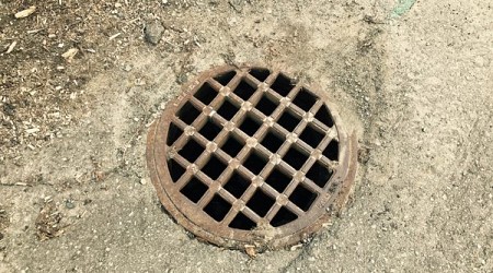 The sewer drain from “IT” in Bangor, Maine