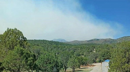 Firefighters continue extinguishing the Blue 2 Fire near Ruidoso