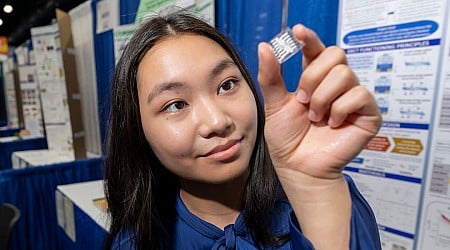 A 16-year-old took home $75,000 for her award-winning discovery that could help revolutionize biomedical implants