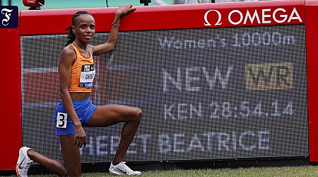 Diamond League in Oregon: Kenianerin Chebet läuft Weltrekord über 10.000 Meter