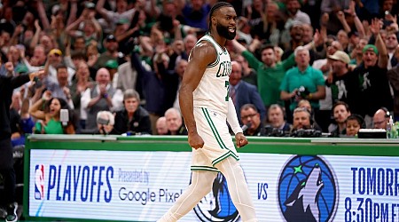 Brown's 3 rescues Celtics in Game 1 OT thriller