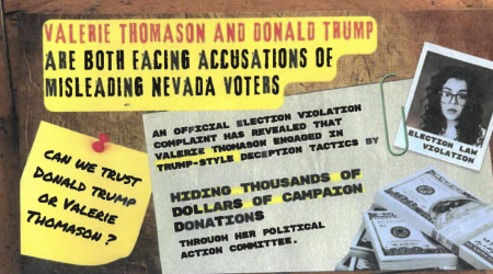 Nevada Trumpers Attack Dem By... Comparing Her To Trump