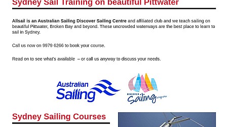 A 3 Hour Intro Sailing Lesson for Two $80 (Usual Price $280)