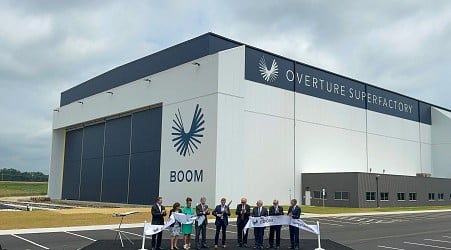 In Pictures: Boom Supersonic Unveils Overture Superfactory In North Carolina
