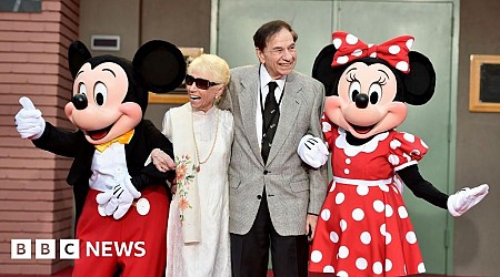 Disney songwriter Richard M Sherman dies aged 95