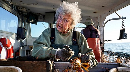 A 104-year-old has been a professional lobster woman since she was 8. She says the secret to her longevity is keeping busy.