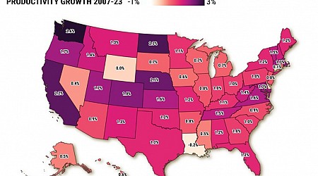 California workers are third-most productive in US