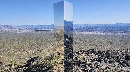 Another mysterious monolith appears, this time in Nevada desert