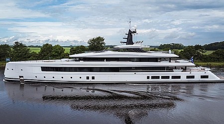 Newest 269-Foot-Long Lürssen Superyacht Embarks On Maiden Voyage