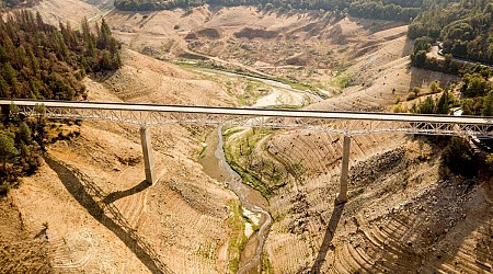 California’s Lake Oroville highlights reversal of severe-drought levels in stunning before and after images