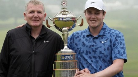 Robert MacIntyre captures his first PGA Tour victory with big assist from his father