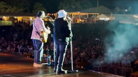 Watch Noah Kahan Cover Counting Crows’ “A Long December” With Adam Duritz At Railbird Fest