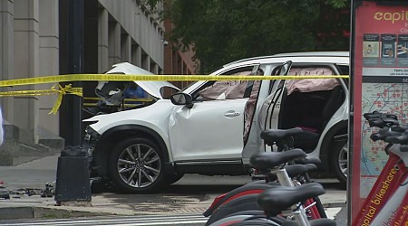 Elderly woman killed after suspect carjacks vehicle, crashes into building: Police