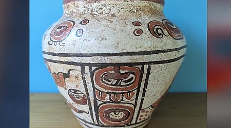 $3.99 thrift store find turns out to be nearly 2,000-year-old Mayan vase